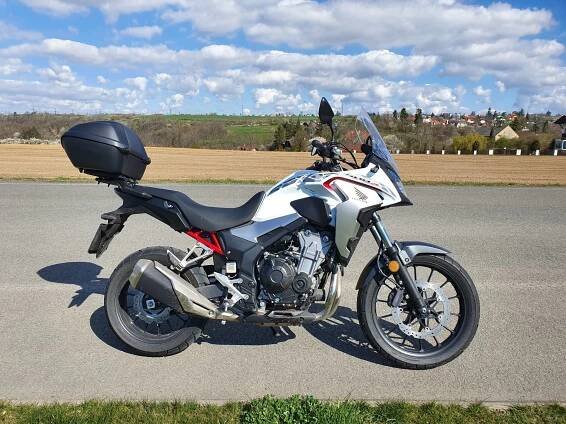 Honda CB500X v redakčním testu.