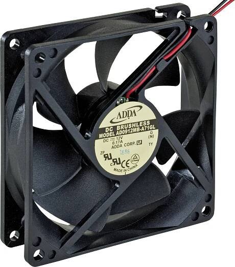 axiální ventilátor ADDA AD0912MB-A71GL 779232200, 12 V/DC, 92 x 92 x 25
