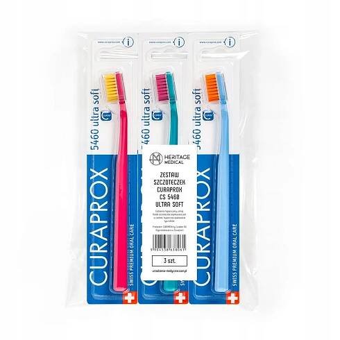 Curaprox CS 5460 ultra měkké zubní kartáčky 3 ks + str