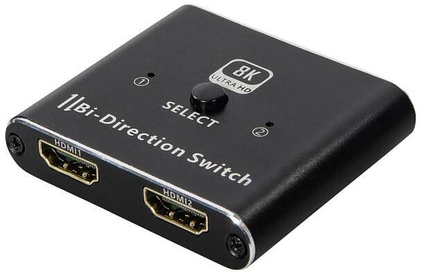 Maxtrack 1 + 2 porty HDMI přepínač 7680 x 4320 Pixel