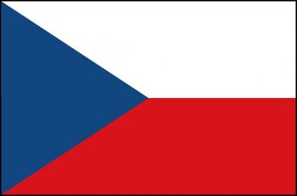 Samolepka - vlajka Česká republika