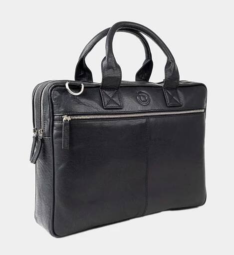 Wallstreet Jordan Black - Kožená business taška - DÍLNAstore