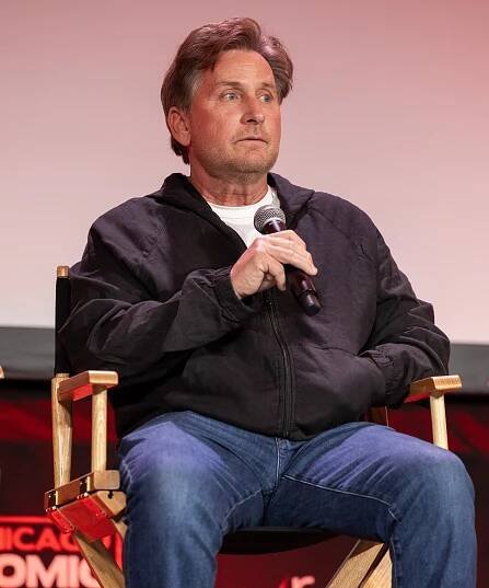 Actor Emilio Estevez during C2E2 on the main stage for the 