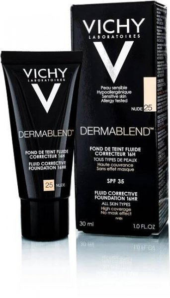 VICHY Dermablend Fluid Corrective Foundation 16H 25 Nude 30 ml