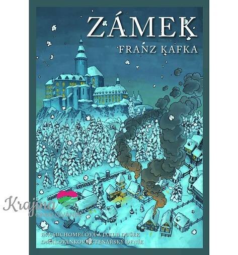 Zámek, literární omalovánky, Blanka Kučerová - Krajina Omalovánek