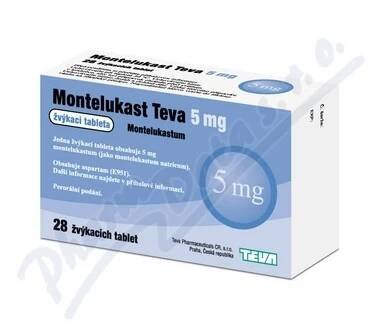 Montelukast Teva 5mg tbl.mnd.28