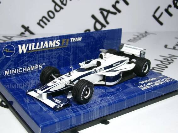 F1 WILLIAMS FW21 BMW Launch Car 2000  - MINICHAMPS 1:43 - Modely automobilů