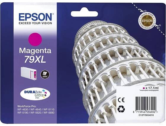 Inkoustová náplň Epson 79, 900 stran (C13T79114010) černá