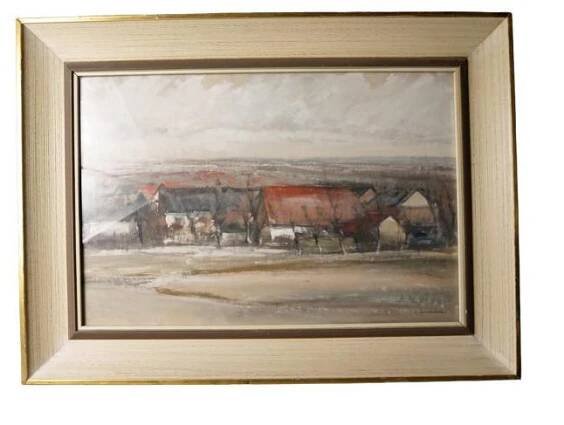 Obraz - Krajina, olejomalba, Josef Vondráček - Umění
