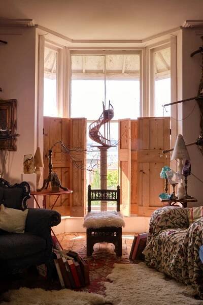 Artist Mark Lawson Bell decorates his home with unusual finds