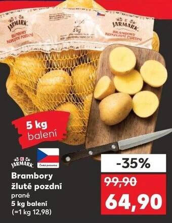 Kaufland Brambory žluté pozdní nabídka