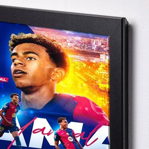 Lamine Yamal plagát v rámčeku darček FC Barcelona Španielsko 30x20 cm Kód výrobcu Lamine Yamal