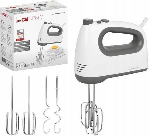Ruční šlehač Clatronic HM 3775 400 W bílý