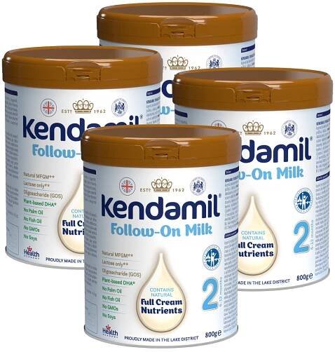 4x KENDAMIL Mléko pokračovací 2 DHA+ 800 g | feedo.cz