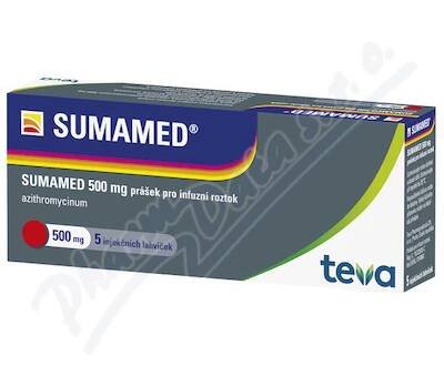 Sumamed 500mg inf.plv.sol.5
