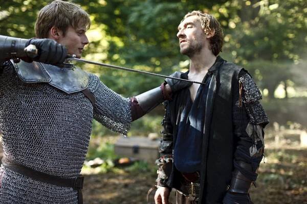 Merlin - Probuzení čarodějnice - Z filmu - Bradley James, Joseph Mawle