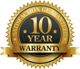 10 year Warranty Seal CSR&E Warranty Info