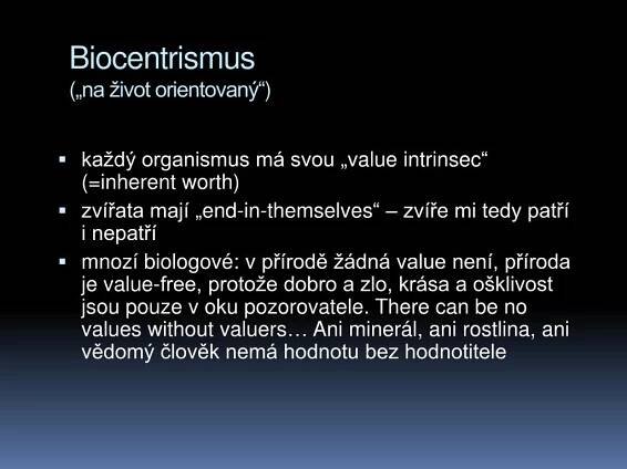 PPT - Úvod do environmentální etiky PowerPoint Presentation, free download - ID:3877985