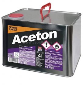 Aceton 4 L - technické rozpouštědlo Severochema
