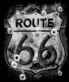 Obrázek produktu Pánské tričko Route 66 Legendární trasa, nekončící příběh