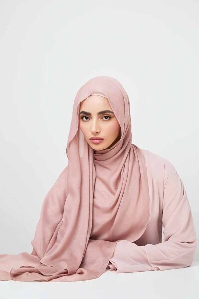 Modal Hijab - Dusty Mauve Veiled 
