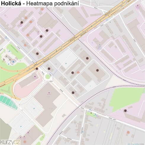 Holická - mapy | Kurzy.cz