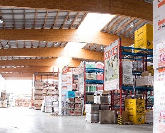 Lagerhalle Baumarkt in Ibbenbüren