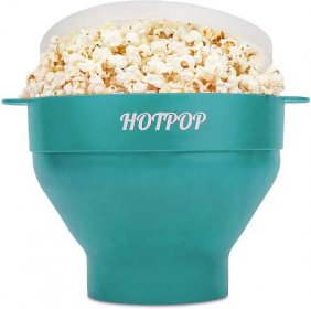 microwave popcorn holder and popper