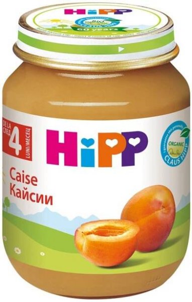 HIPP BIO APRICOT PUREE 125g 4212