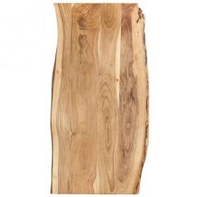 Stolní deska masivní akáciové dřevo 120 × (50–60) × 2,5 cm