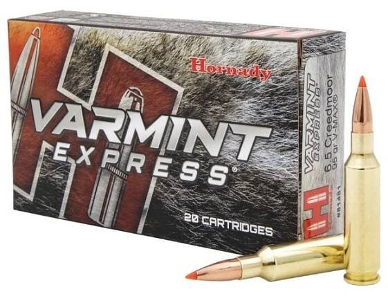 Náboj kulový Hornady, Varmint Express, 6,5mm Creedmoor, 95GR, V-MAX » Moje obrana