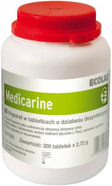 Ecolab MEDICARINE dezinfekční chlór. přípravek / bal.-300ks