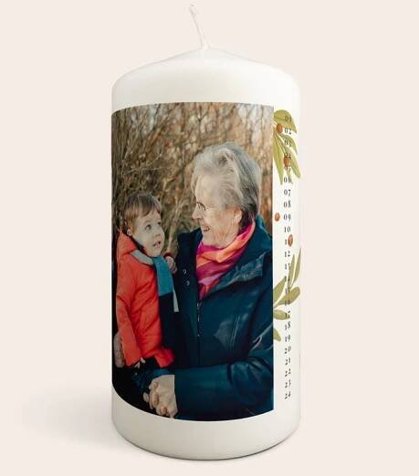 Vánoční adventní svíčky