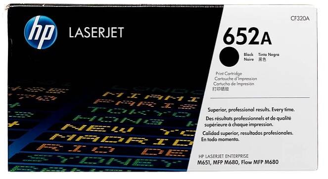 CF320A | HP 652A | Original HP LaserJet Toner Cartridge - Black - Genuine Ink