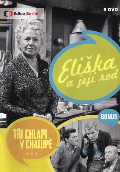 Eliška a její rod - 8xDVD - kompletní seriál + Bonus: Tři chlapi v chalupě | DVD-PREMIERY.CZ
