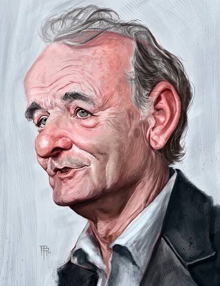 Mike Robinson Art - Bill Murray