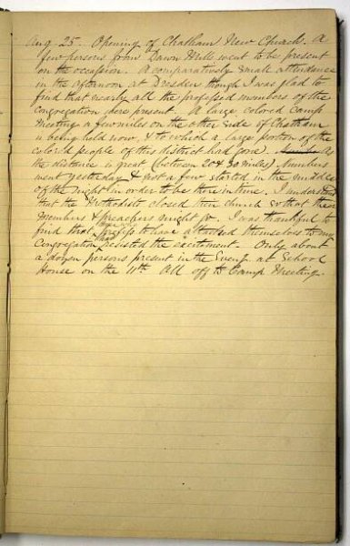 Diary of Thomas Hughes