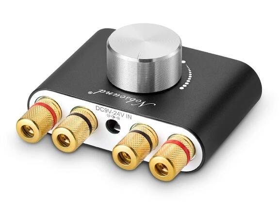 ZESILOVAČ BT AUX USB 100W RMS ZVUKOVÁ KARTA BLUETOOTH PŘIJÍMAČ DAC US