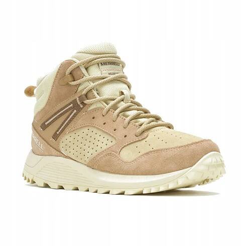 Dámská turistická obuv Merrell Wildwood Mid Ltr Wp tan/reed 38.5 EU
