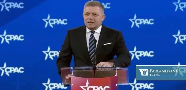 „Doma z toho budu mít problémy.“ Ficův bouřlivý projev na CPAC
