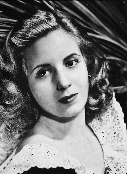 Picture of Argentinia's first lady, Eva Peron (Evita).