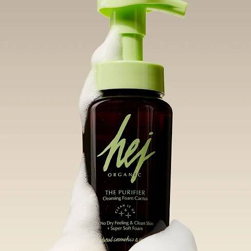 HEJ ORGANIC Purifying Cleansing Foam Cactus, 150 ml - Ecco Verde Česká republika 