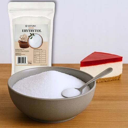 Erythritol Erytrol Sladidlo Zdravá náhrada cukru bez kalorií 1 kg / Naturo EAN (GTIN) 5905718515332