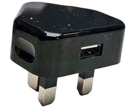 Adaptér na USB s UK koncovkou, černá - repasované počítače, repasované notebooky