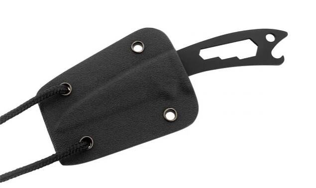 SCHWARZWOLF BAKO Multifunkční kapesní nůž v obalu se šňůrkou černá | Schwarzwolf outdoor