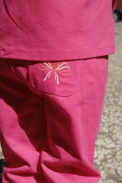 Konges Sløjd A/S JERSEY PANTS viva magenta