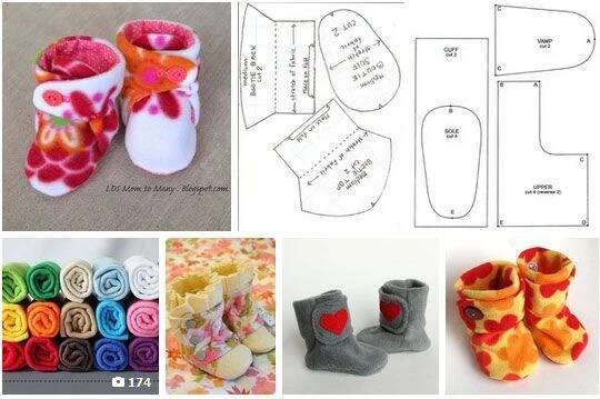Como hacer botines de fieltro con moldes | Coser ropa de bebé, Moldes zapatitos de bebe, Patrones de costura de bebé