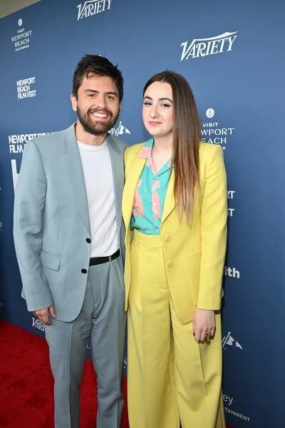 Cooper Raiff and Vanessa Burghart at the Newport Beach Film Festival Honors & Variety’s 10 Actors to Watch held at Balboa Bay Resort on October 16, 2022 in Newport Beach, California.