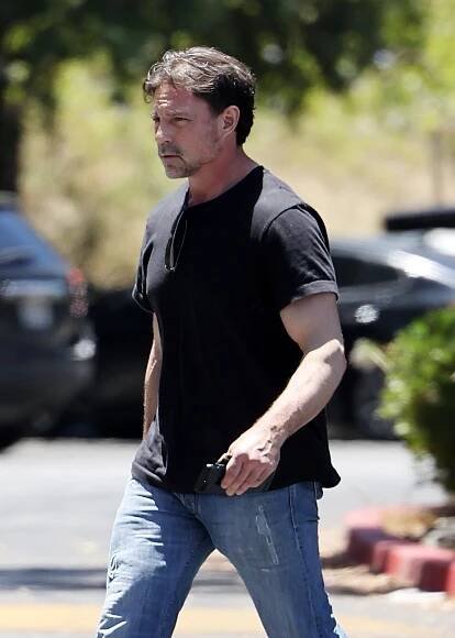 Aaron Phypers spotted walking without his wedding band.