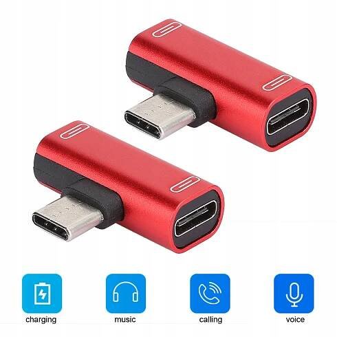 ADAPTÉR PŘEVODNÍK KONEKTOR TYPE-C NA USB 2KS Váha výrobku včetně jednotkového obalu 0.01 kg